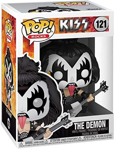 Funko POP Rocks KISS - The Demon Gene Simmons Funko Vinyl Figure Bundled with Compatible