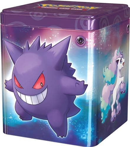 Pokemon TCG Psychic Stacking Tin 3 Booster Packs 2 Sticker Sheets