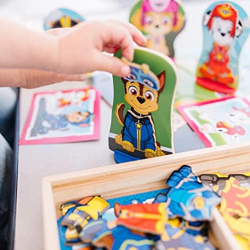 Melissa & Doug Melissa Doug PAW Patrol Wooden Magnetic Pretend Play 64 Pieces