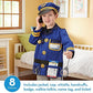 Melissa & Doug Melissa Doug unisex-children Police Officer Role Play Costume Dress-Up Set