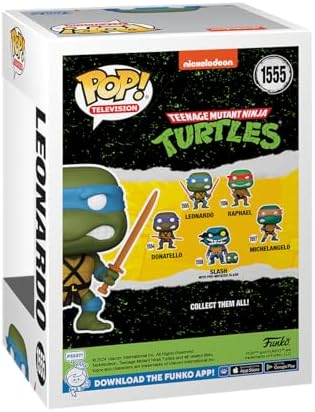 Funko POP TV Teenage Mutant Ninja Turtles TMNT - Leonardo - 16 Odds for Rare Chase Variant - Collectable Vinyl Figure