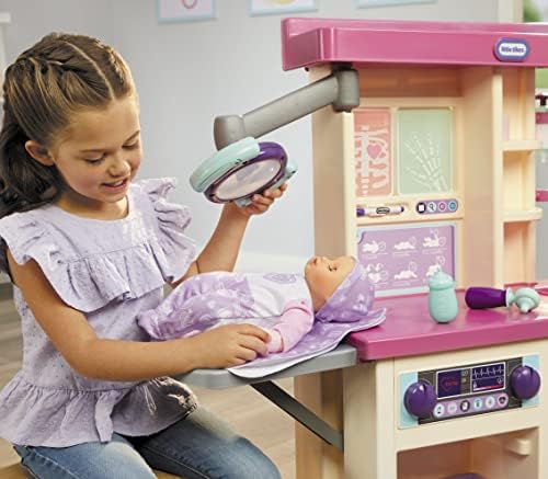 Little Tikes My First Baby Care Center for Doctor Nurse Parent Role Play with 15 for Boys