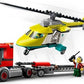 LEGO City Great Vehicles Rescue Helicopter Transport 60343 Set