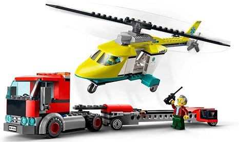 LEGO City Great Vehicles Rescue Helicopter Transport 60343 Set