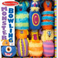 Melissa & Doug Melissa Doug Fuzzy Monster Bowling Pins and Ball With Mesh Storage Bag - 8 Pieces Toddler Plush