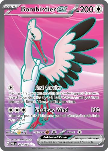 Pokemon - Bombirdier 234182 - Paradox Rift - Full Art - Ultra Rare - Single Card