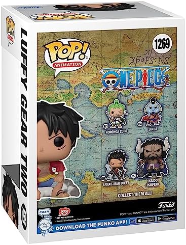 Funko POP Animation One Piece Luffy Gear Two - Multicolor Vinyl Figure 1269 - Common No