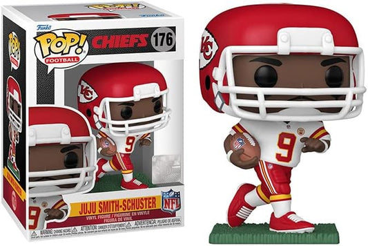 Funko POP Football Chiefs - Juju Smith-Schuster Away Jersey Funko Vinyl Figure Bundled
