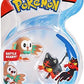 Pokemon 95002 2 Battle Action Figure Includes 2 Rowlet and 2 Litten Pack of 2