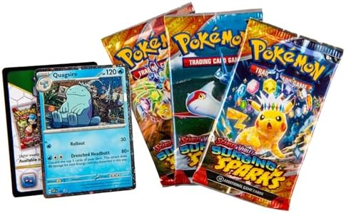 Pokemon TCG Scarlet Violet - Surging Sparks 3-Pack Blister - Quagsire