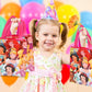 Disney Princess Party Favor Bag Set - 12 Pack of 8 Princess Party Goodie Bags for Bulk