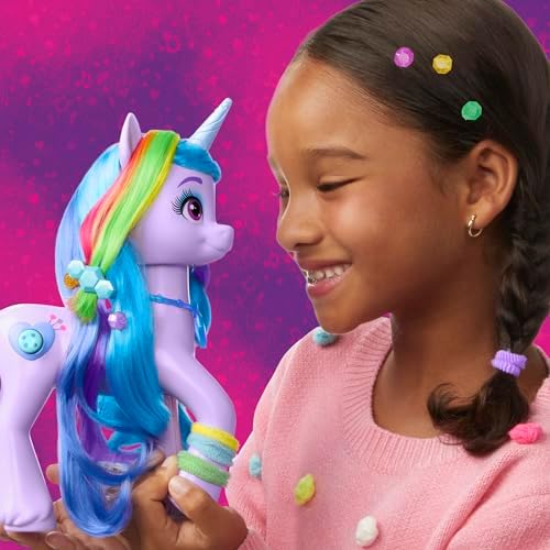 Hasbro My Little Pony Tell Your Tale Rainbow Styles Izzy Moonbow Hair Styling Figure with