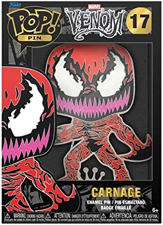 Funko Pop Sized Pin Marvel Venom Carnage