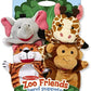 Melissa & Doug Melissa Doug Zoo Friends 4-Piece Hand Puppets Gift Set 1 Theme Compatible
