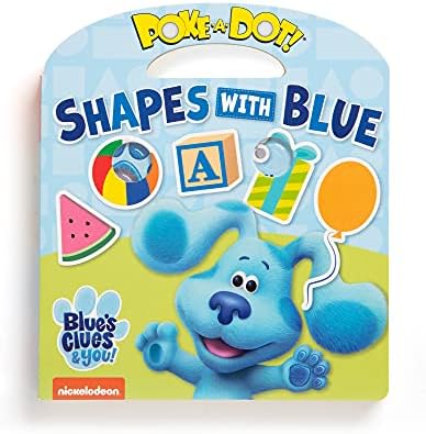 Melissa & Doug Melissa Doug Blue's Clues You Children's Book - Poke-A-Dot Shapes with
