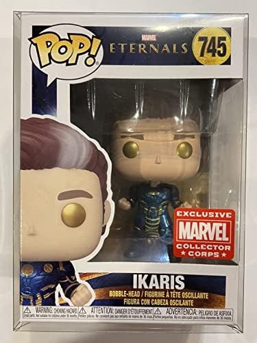 Funko POP Eternals Marvel Collector Corps Set of 2 KINGO 746 and IKARIS 745 w Free
