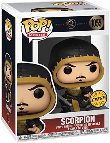 Funko POP Movies Mortal Kombat Scorpion 3.75 Chase Variant Vinyl Figure