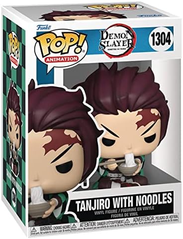 Funko POP Demon Slayer - Tanjiro Kamado with Noodles Funko Vinyl Figure Bundled with