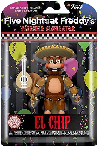 Funko Action Figures Five Nights at Freddy's Pizza Simulator - El Chip Multicolor