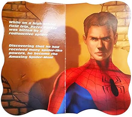 Marvel Spiderman Board Book Set - 4 Amazing Superhero Board for Boys Girls