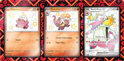 POKEMON TCG Scarlet and Violet PALDEAN Fates POKEMON EX Premium Collection - Shiny Fuecoco