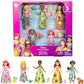 Mattel Disney Princess Friends Set with 5 Posable Small Doll