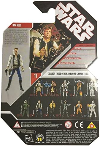 Hasbro Star Wars 30th Anniversary Han Solo A New Hope 3.75 Inch Action Figure With Gold