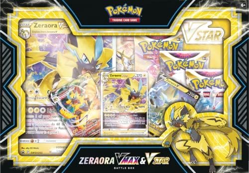 Pokemon TCG Zeraora VMAX VSTAR Battle Box