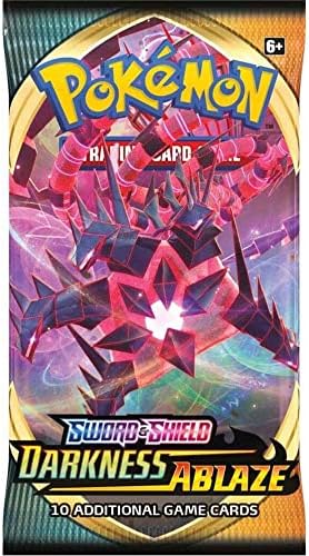 Pokemon 174-81712 Pokemon-Sword Shield Darkness Ablaze-Booster Packet