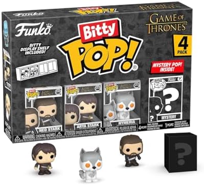 Funko Bitty POP GoT - Ned Stark 4-Pack and A Surprise Mystery Mini Figure - 0.9 Inch 2.2