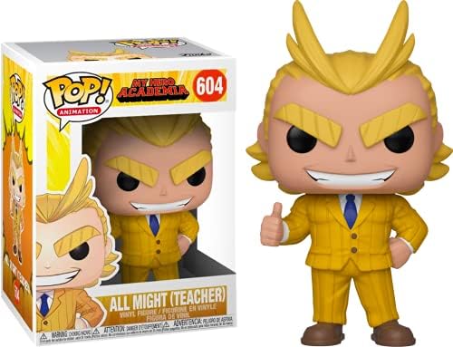 Funko POP My Hero Academia - All Might Teacher Pop Vinyl Figure Bundled with Compatible