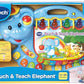 VTech Touch and Teach Elephant Purple