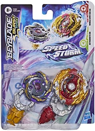 Beyblade Burst Surge Speedstorm World Spryzen S6 and Betromoth B6 Spinning Top Dual Pack