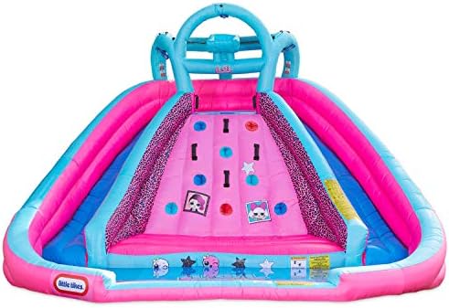 Little Tikes Rocky Mountain River Race Inflatable Slide Bouncer Multicolor 161.00''L x
