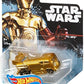 Hot Wheels Star Wars Rogue One Character Car C-3PO Episode 7