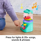 Fisher-Price Baby Learning Toy Laugh Learn Magic Color Mixing Bowl with Pretend Food