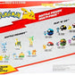 Pokemon Figure Battle Ready 8-Pack Toy Set - Sword and Shield - 4.5 Ponyta 2 Pikachu