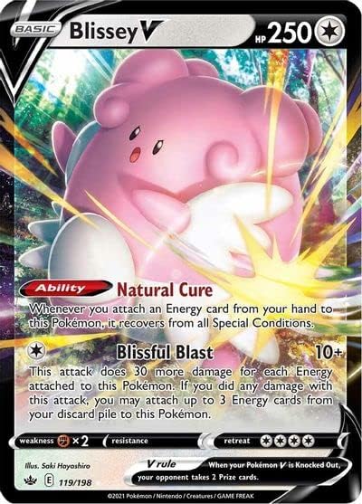 Pokemon Blissey V - 119198 - Ultra Rare - Sword Shield - Chilling Reign
