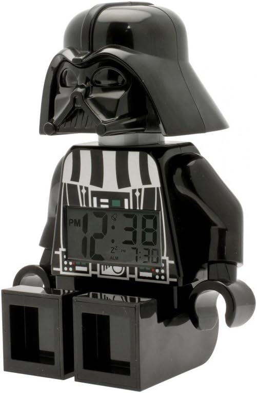 LEGO Star Wars  Darth Vader Kids Minifigure Light Up Alarm Clock