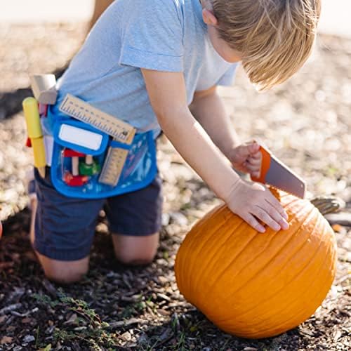 Melissa & Doug Melissa Doug Deluxe Tool Belt Set - 5 Wooden Tools 8 Building Pieces