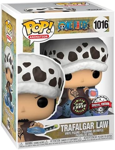 Funko Pop One Piece Trafalgar D. Water Law wHeart Chase Figure AAA Anime