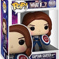 Funko POP Marvel What If - Captain Carter Stealth Suit Multicolor