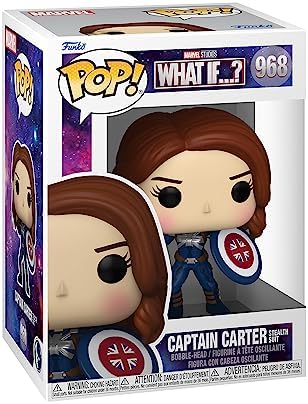 Funko POP Marvel What If - Captain Carter Stealth Suit Multicolor