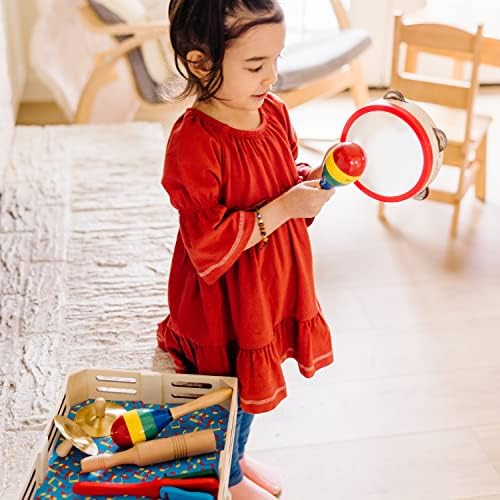 Melissa & Doug Melissa Doug Band-in-a-Box Clap Clang Tap - 10-Piece Musical Instrument