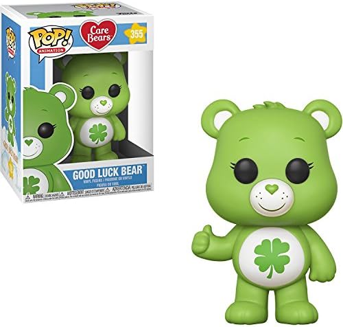 Funko Pop Animation Care Bears - Good Luck Bear Vinyl Figure Includes Compatible Pop Box