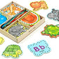 Melissa & Doug Melissa Doug Alphabet Wooden Lacing Cards With Double-Sided Panels and