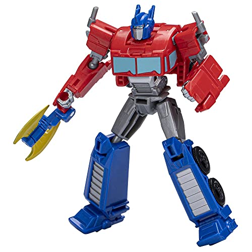 Transformers EarthSpark Warrior Class Optimus Prime Action Figure 5-Inch Robot for