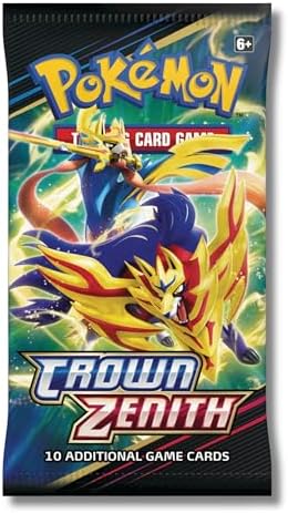 Pokemon Sword Shield Crown Zenith 5 Booster Packs