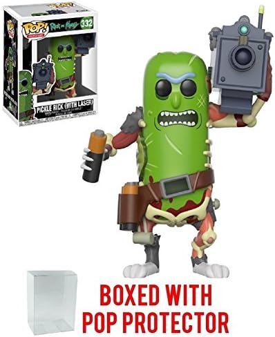 Funko Pop Animation Rick and Morty - Pickle Rick with Laser Cannon 332 Vinyl Figure