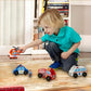 Melissa & Doug Melissa Doug Emergency Vehicle Wooden With 4 Vehicles 4 Play Figures